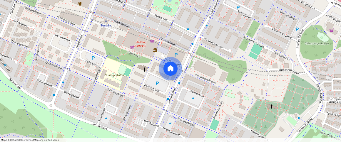 Tisslingeplan **, Tensta