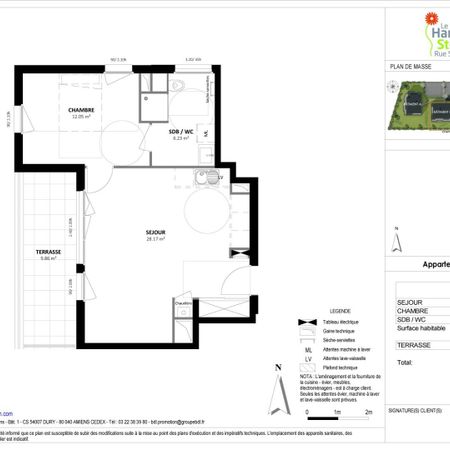 location Appartement T2 DE 46.45m² À AMIENS - Photo 4