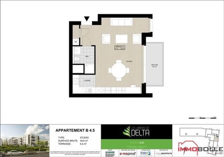 Studio te huur - Photo 5