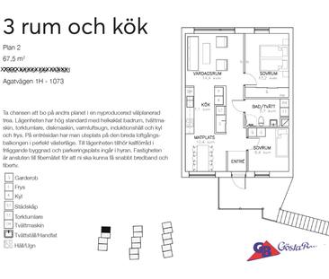 Agatvägen 1H, Östra Karup - Photo 4