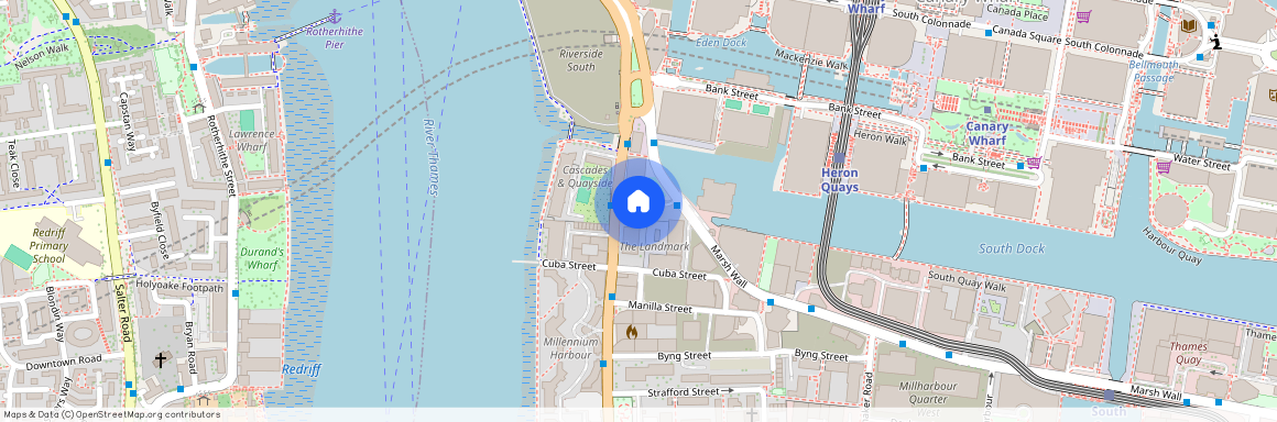 Landmark West Tower, Canary Wharf, London, E14