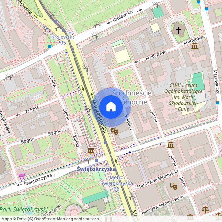 ul. Rysia, Śródmieście Północne, Śródmieście, Warszawa, mazowieckie