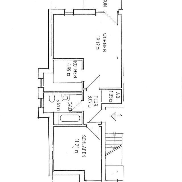 Kleine Zwei-Zimmer-Wohnung zentrale Lage Biederitz! (Woltersdorfer Str. 57/1) - Foto 1