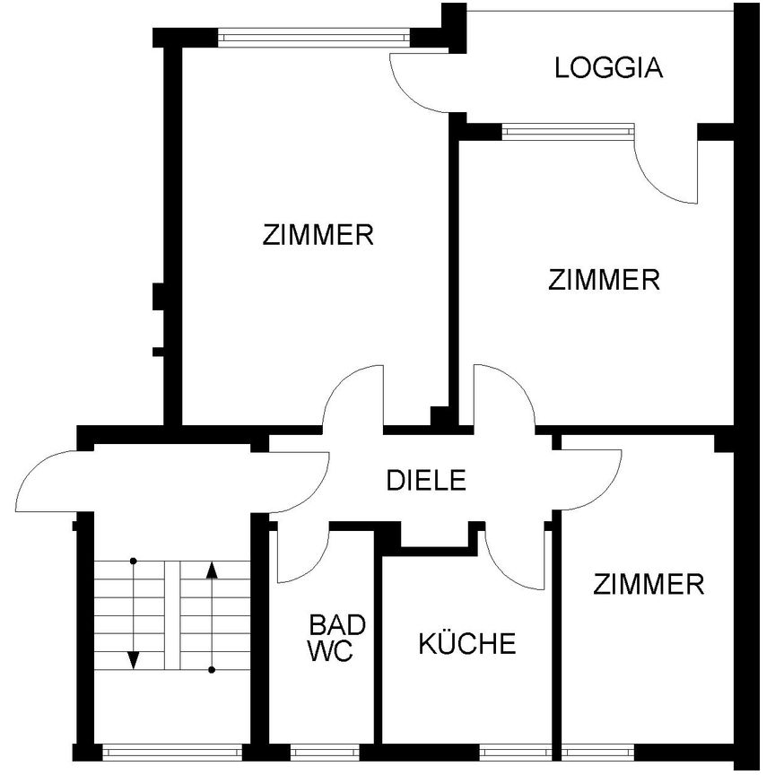 Wohnung in Witten-Annen mit Balkon - Photo 2