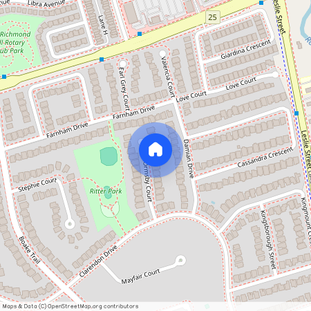 21 Ormsby Court nd Floor Bedroom, Richmond Hill