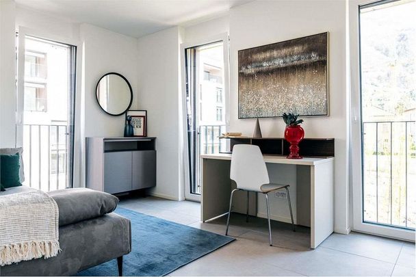 Bellinzona - Helles 4.5-Zimmer-Neubauwohnung - Foto 1