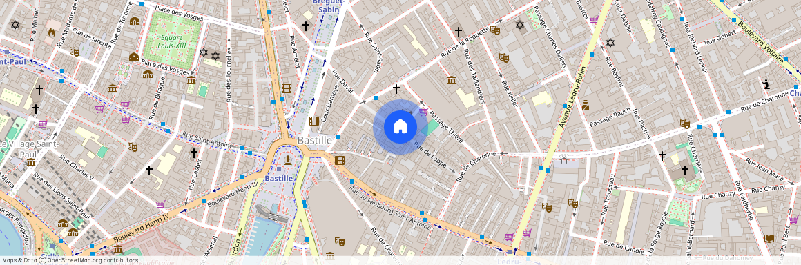 Rue de Lappe et Passage Louis-Philippe 75011 Paris (11e arrondissement)