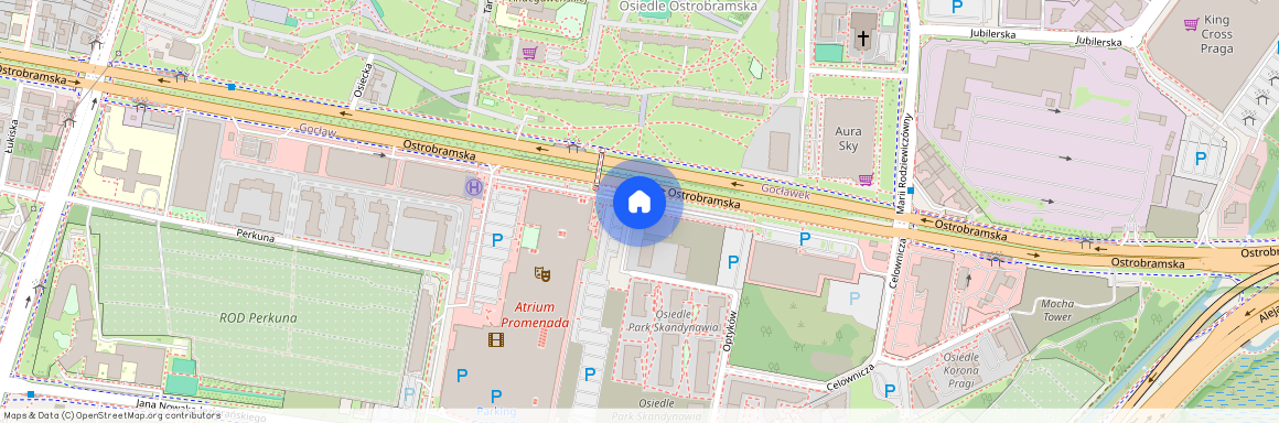 ul. Ostrobramska, Gocław, Praga-Południe, Warszawa, mazowieckie