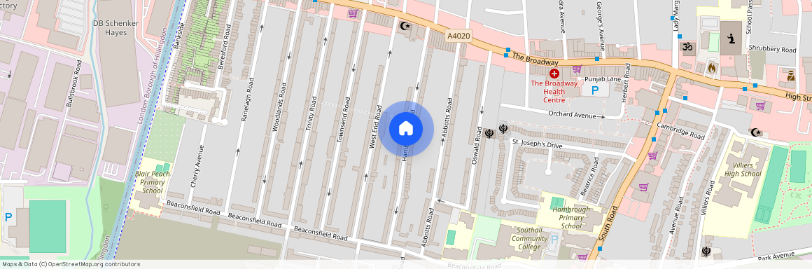 Hambrough Road, Southall, Middlesex, UB1