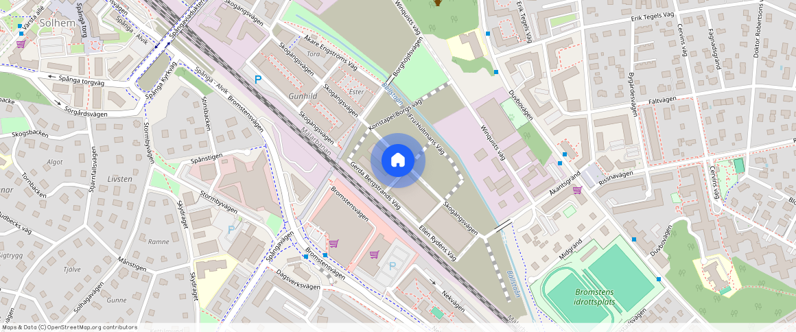 Skogängsvägen **, Bromsten