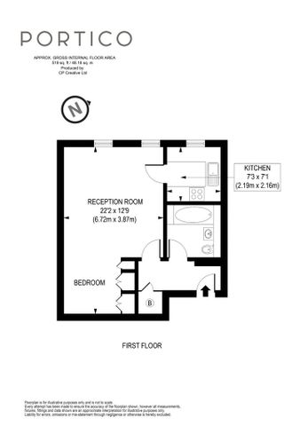 Studio to rent - Photo 3