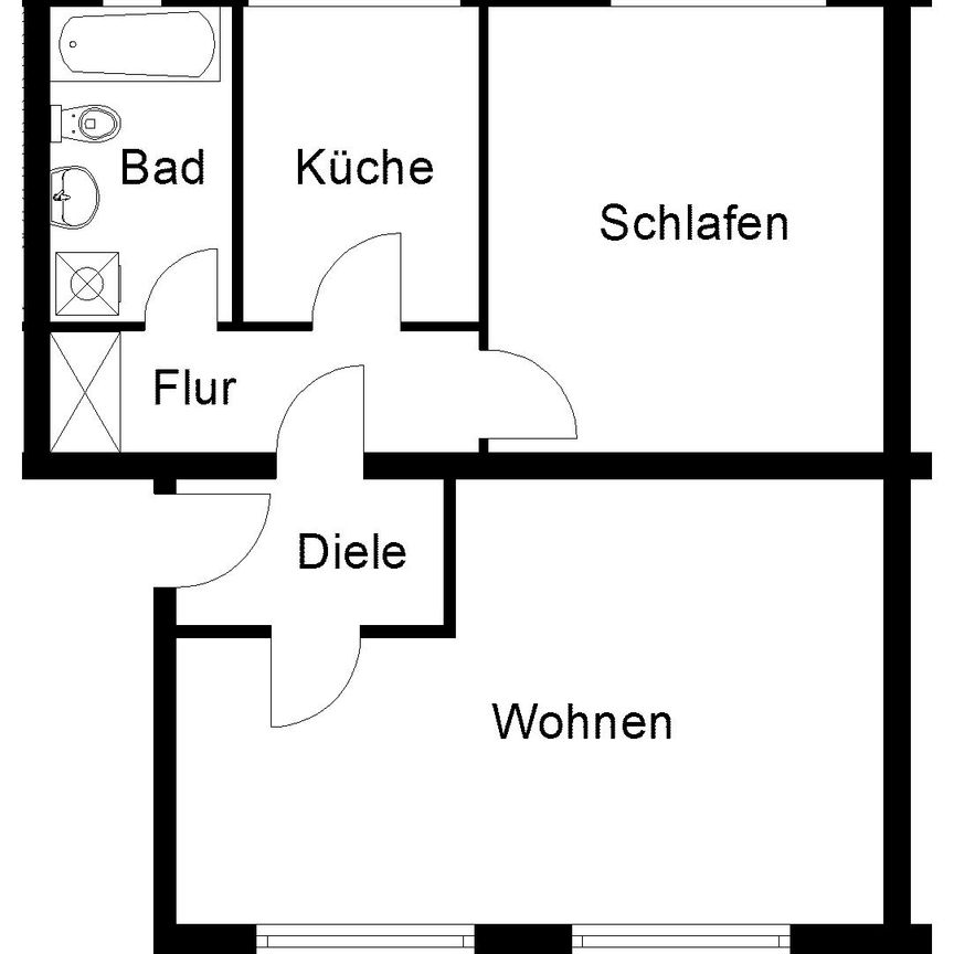 Mehr als gewohnt - Schöne 2-Zimmerwohnung in Wuppertal-Barmen - Foto 1