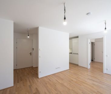 Neuwertig | 44 m² | 2 Zimmer | Terrasse | Grünblick | Garage - Photo 3