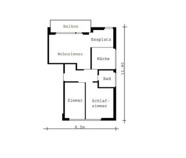 3.5-Zimmer Wohnung nahe Bahnhof - 8640 Rapperswil-Jona - Foto 5