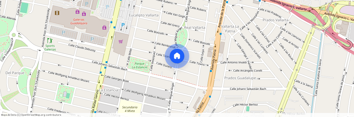 Avenida Miguel Ángel, Real Vallarta, Zapopan, Jalisco, 45020, MEX