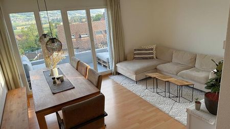 3 Zimmer-Wohnung in Dietwil (AG), möbliert, auf Zeit - Photo 2