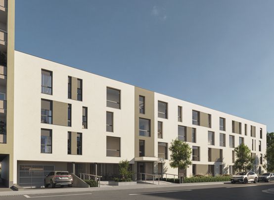 Erstbezug ab 01.10.2025: geförderte 2 Zimmer Wohnung mit großem Balkon in ruhiger und zentraler Lage - Puchstraße 34 - Top 07 - Photo 1