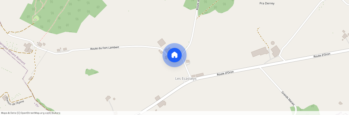 Route du Fort Lambert 54, Les Ecasseys