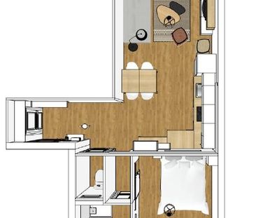 Appartement T2 à GRENOBLE - Photo 1