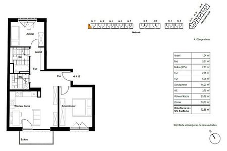 Reinkommen und Wohlfühlen: geräumige 3-Zimmer-Wohnung - Foto 4