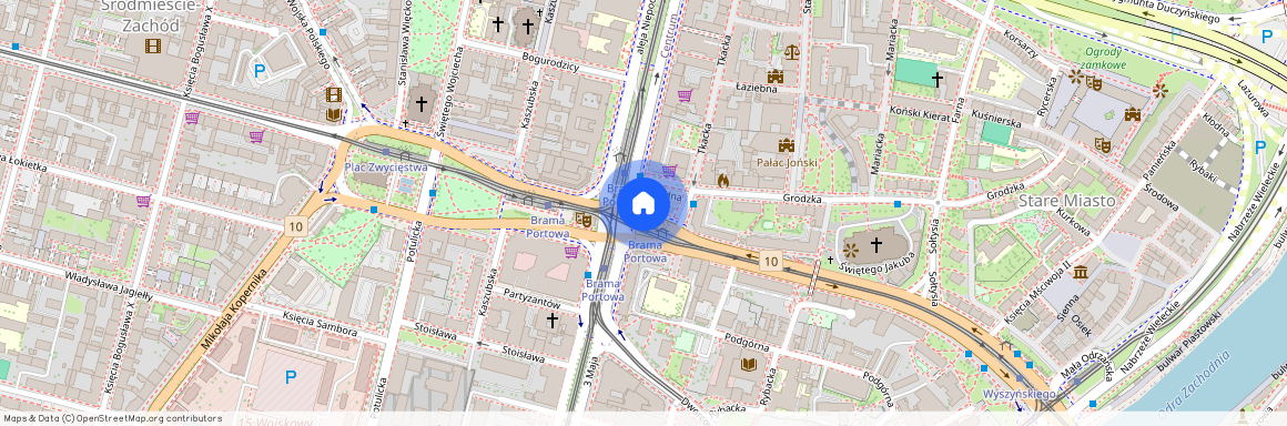 ul. Księdza Kardynała Stefana Wyszyńskiego, Stare Miasto, Śródmieście, Szczecin, zachodniopomorskie