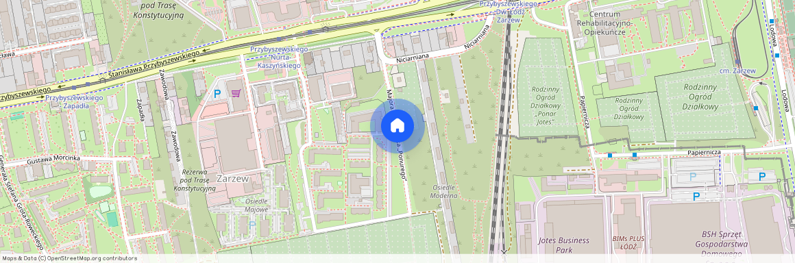 ul. mjr. Jana Piwnika "Ponurego", Zarzew, Widzew, Łódź, łódzkie