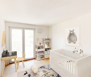 Neu auf dem Sonnenhügel: Kompakte 4-Zimmer-Wohnung mit Loggia und separatem Gäste-WC - Foto 2