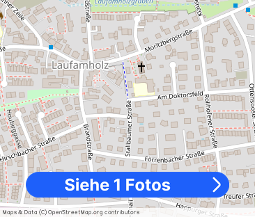 Helles, vollmöbliertes WG-Zimmer (17 m²) mit Terrasse | 2er-WG | S-... - Foto 1
