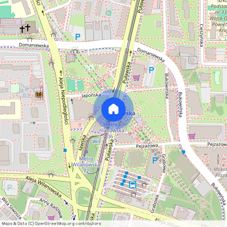 ul. Puławska 186, Ksawerów, Mokotów, Warszawa, mazowieckie