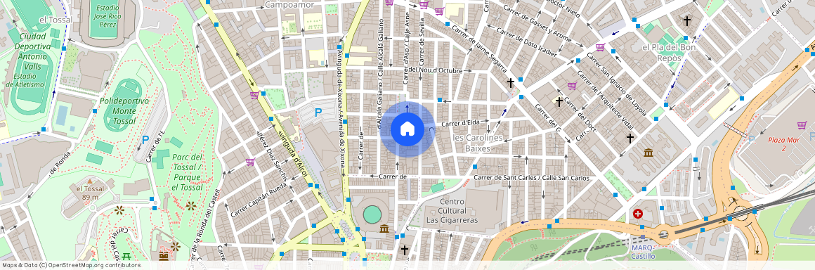 Carolinasaltas, Alicante