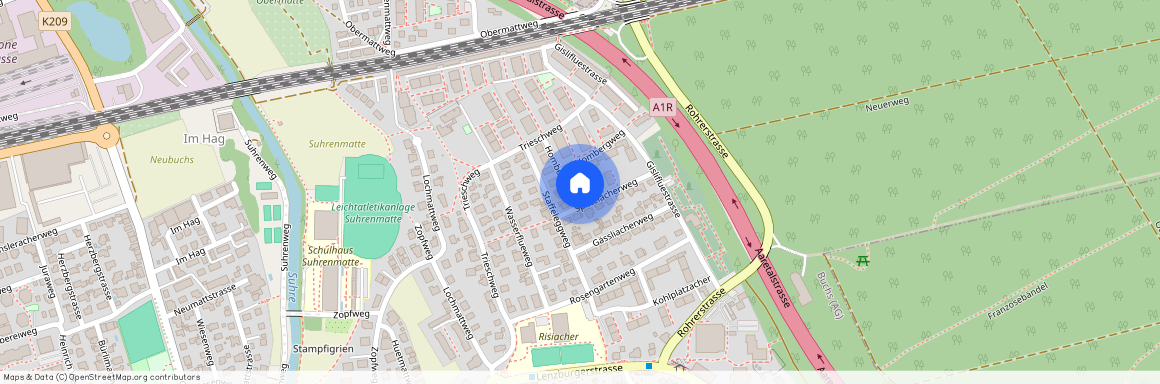 5033, Buchs AG, Spittelacherweg, 1