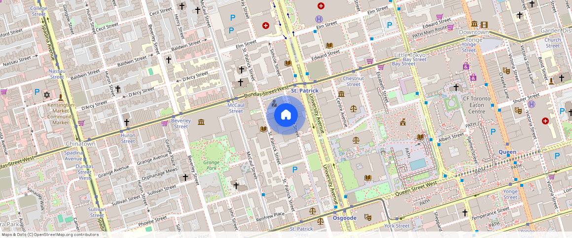 ** Simcoe Street #3504, Toronto, Kensington-Chinatown