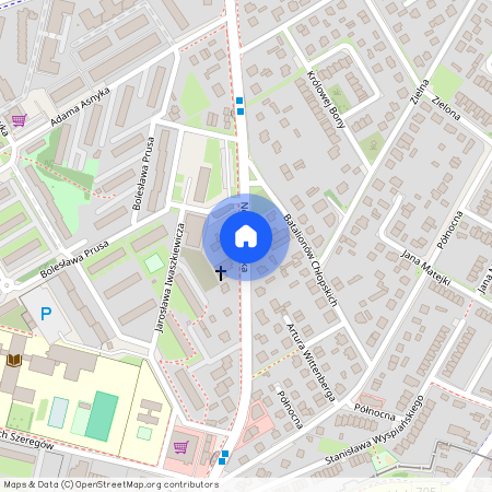 ul. Nowobielańska, Skierniewice, łódzkie