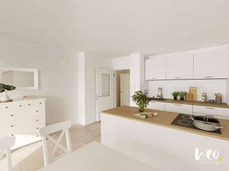 Ideal geschnitten mit 2 Bädern und Südbalkon - Photo 3