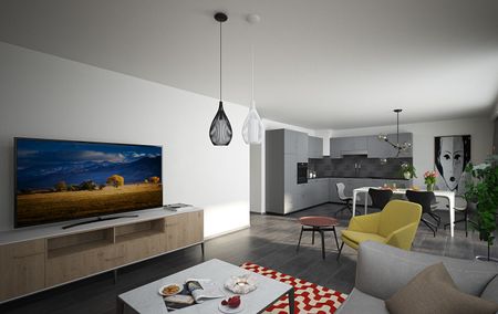 4.5 rooms on the ground floor with balcony and unobstructed view - Foto 4