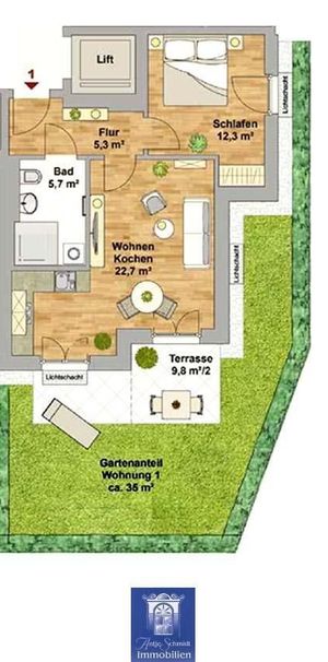 Barrierefreie Terrassenwohnung mit eigenem Garten! Moderner Erstbezug in ElbnÃ¤he! - Foto 1