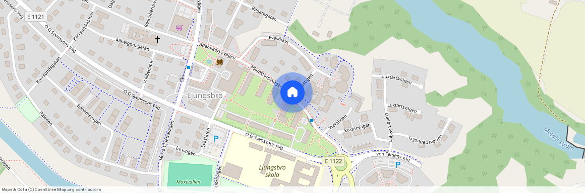 Evastigen, Ljungsbro