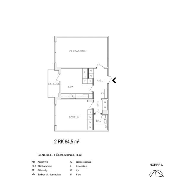 Jarlavägen 7 A, våning 2 - Foto 2
