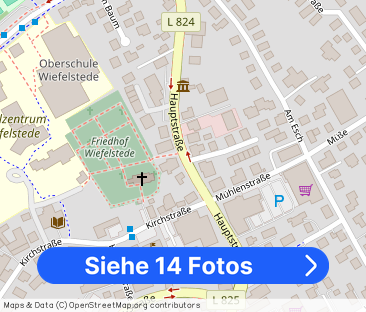 Stilvolle Erdgeschosswohnung mit Einbauküche und Terrasse in Wiefel... - Foto 1