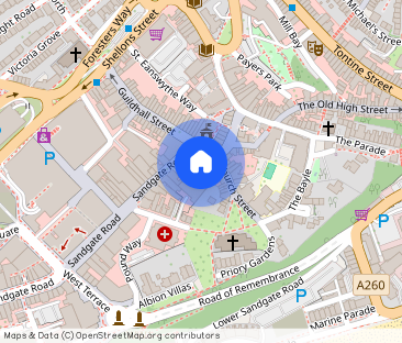 Flat 3, 4B Church Street, Folkestone, CT20 1SE - Photo 1