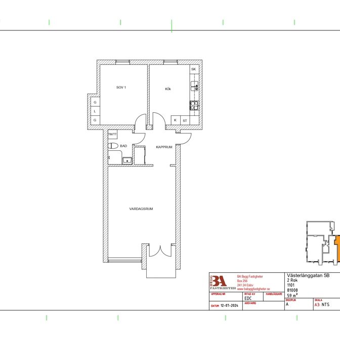 Västerlånggatan 5B, Eslöv Centrum - Foto 2