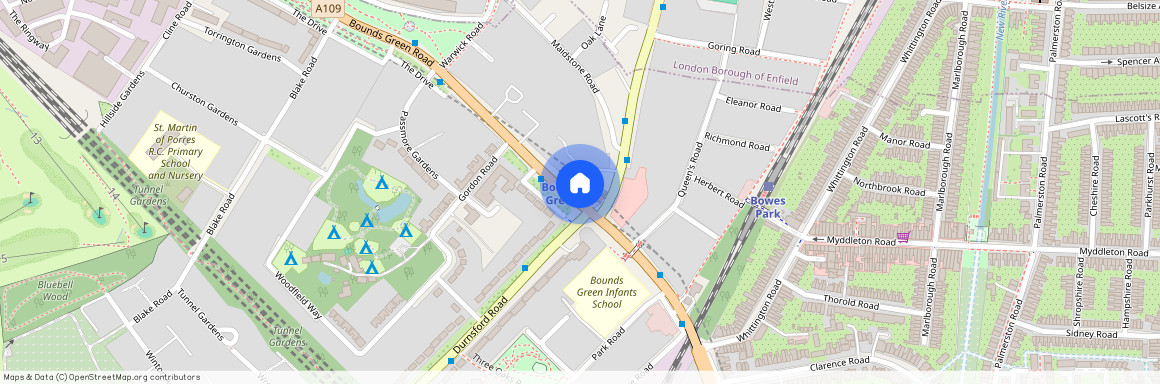 Cline Road, Bounds Green