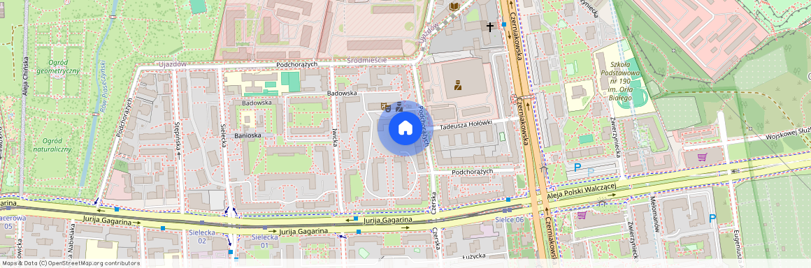 ul. Podchorążych, Sielce, Mokotów, Warszawa, mazowieckie