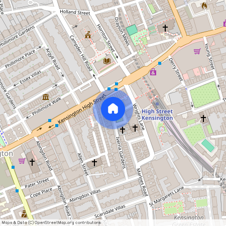 Iverna Court, Kensington, London