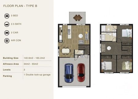 3 BEDROOM TOWNHOUSE - Double Garage, Air Cons, Pets Welcome - Photo 5