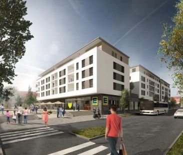 Neubau/ Erstbezug: Moderne 3-Zimmer-Wohnung in zentraler Lage von L... - Photo 1