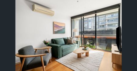 Refined living in two-bedroom apartment where bayside character meets inner-city energy, with parking - $900/week fully furnished - Photo 2
