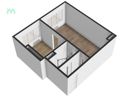 Pronájem bytu 1+1 32 m² - Photo 1