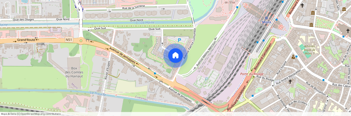 Rue Jacques Prévert, 11, 2.1, 7000, Mons