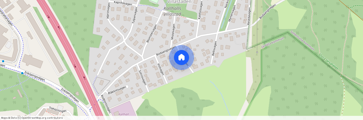 Syrenvägen, Järfälla